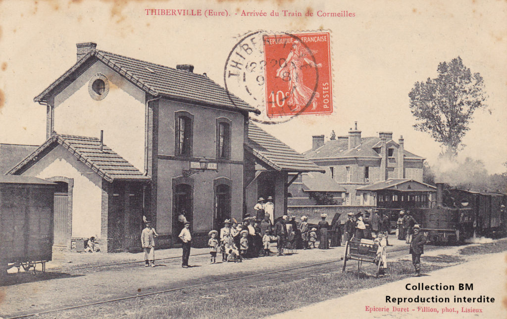 La gare en 1910