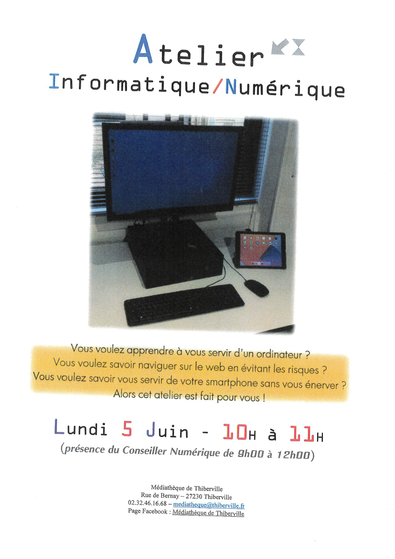 Atelier informatique du 05 Juin